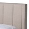 Baxton Studio Coronado MidCentury Modern Transitional Beige Fabric Queen Size 3Drawer Storage Platform Bed 224-13083-ZORO - alternate 2